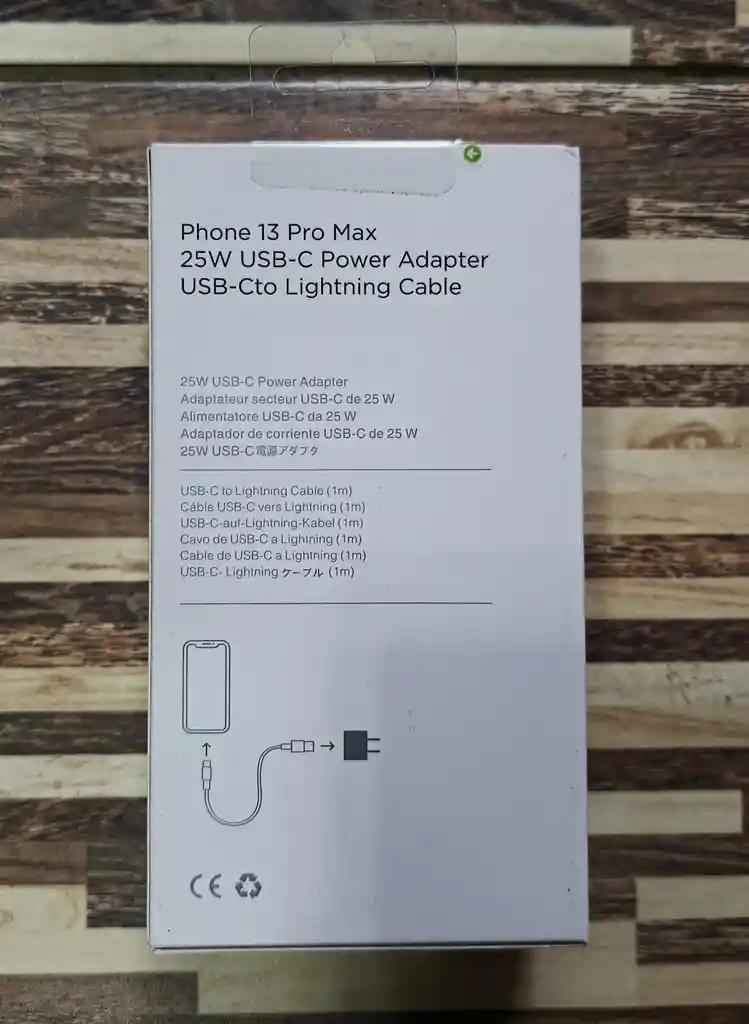 Cargador + Cable 25w Usb C A Lighthing Para Iphone 13 Pro Max