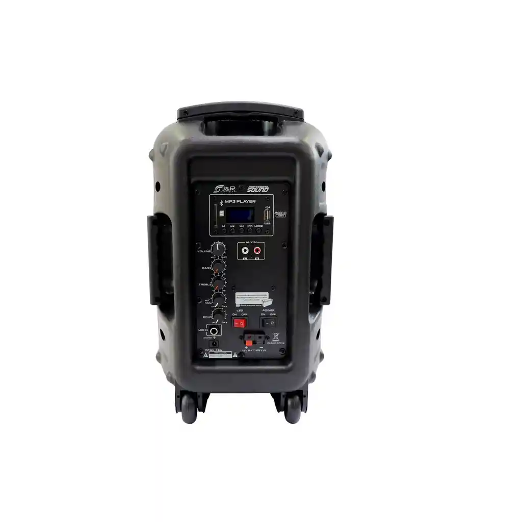 Cabina De Audio Bluetooth 8 Jyr J5194 + 1microfono | 80w