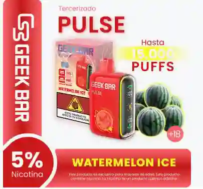 Vape Geek Bar Pulse - 15.000 Puff - Watermelon Ice