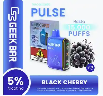 Vape Geek Bar Pulse - 15.000 Puff - Black Cherry