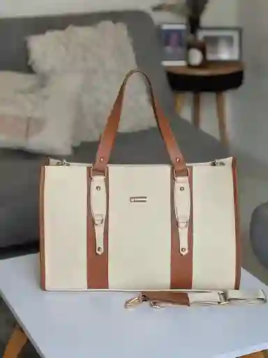 Tote Bag Victoria Color Beige