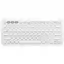 Teclado Logitech K380 Bluetooth Smartphone Tablet Blanco