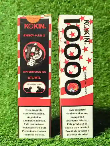 Kokin 10.000 Hits | Watermelon Ice | Recargables | Vapers | Big Boy Plus