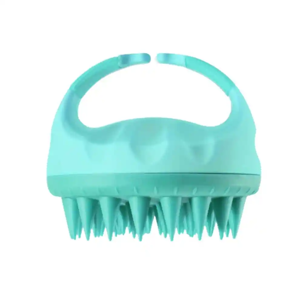 Cepillo Masajeador Capilar Silicona Cabello Cuero Cabelludo
