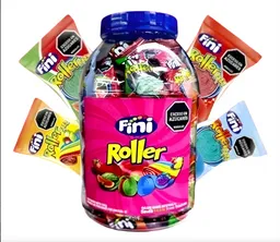 Goma Cinta Fini Roller Sabores Surtidos Tarro X 40 Und