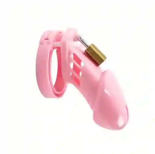 Jaula De Castidad Pink Bondage Dispositivo De Castidad Rosa Dominación Y Sumisión Kink Juguete Sexual Masculino Juego Para Adultos sadomasoquismo