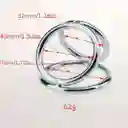Anillo Para El Pene Triple Acero Inoxidable Talla S Retrasa La Eyaculación Erccion Firme Anillo Masculino Bondage juguete sexual