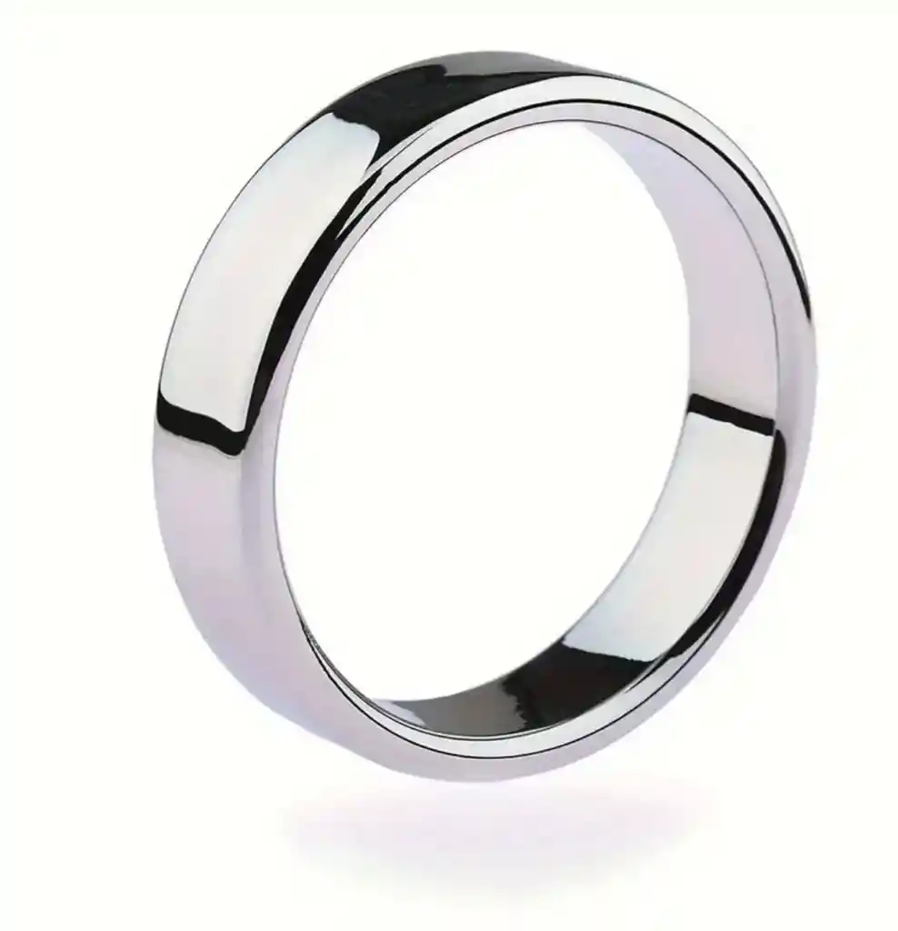 Anillo Para El Pene 50mm Talla L En Acero Erección Anillo Retardante Bondage Masculino Juguete Para Adultos Cock Ring Sadomasoquismo Bdsm anillo sexual