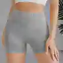 Short Gym Calza Mujer Short Talla S Frunce Push Up Efecto Washed