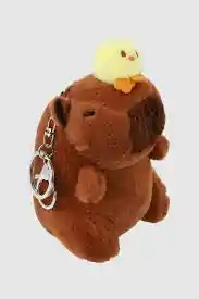Llavero Capibara Peluche Realista
