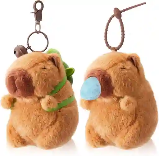 Llavero Capibara Peluche Realista