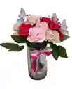 Ramo De Rosas Unicornio Eterno
