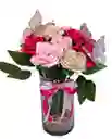 Ramo De Rosas Unicornio Eterno