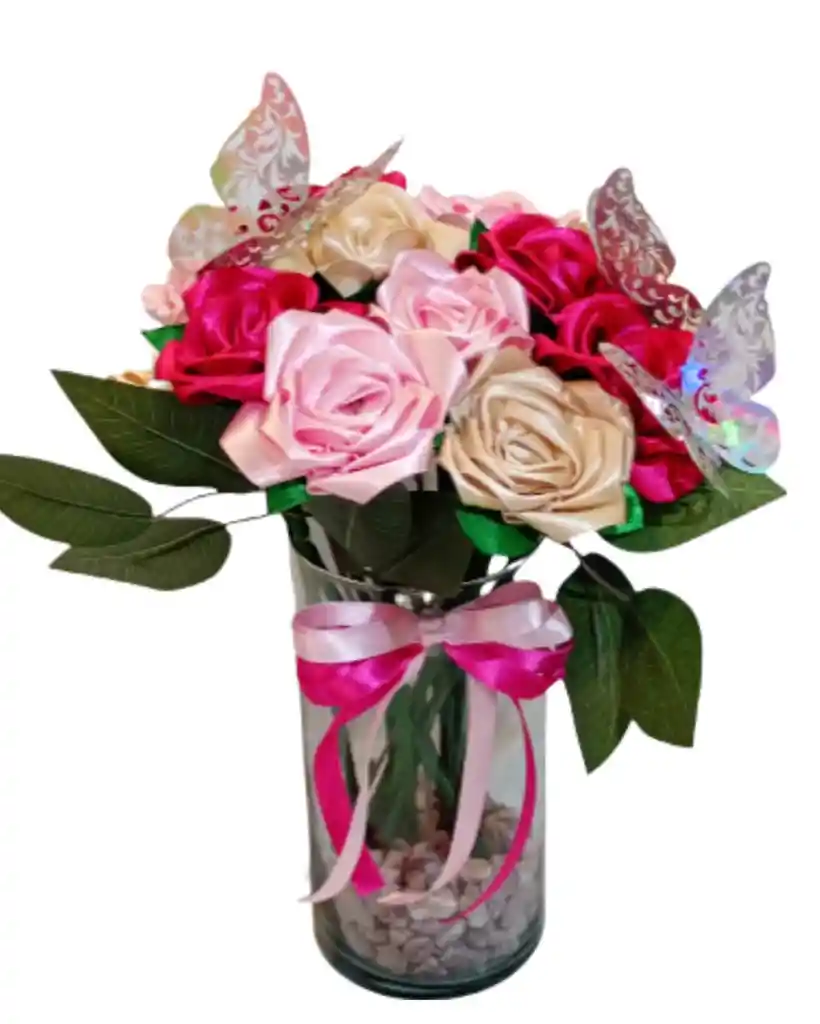 Ramo De Rosas Unicornio Eterno
