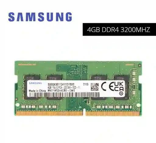 Memoria Ram Para Portatil 4gb Ddr4 3200 Mhz Samsung