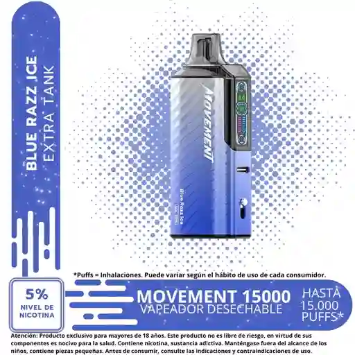 Vape Movement Blue Razz Ice