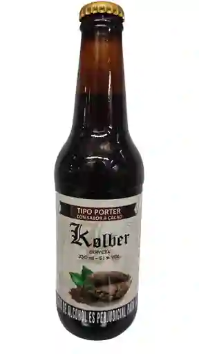 Cerveza Artesanal Kolber Tipo Porter Cacao 330 Ml