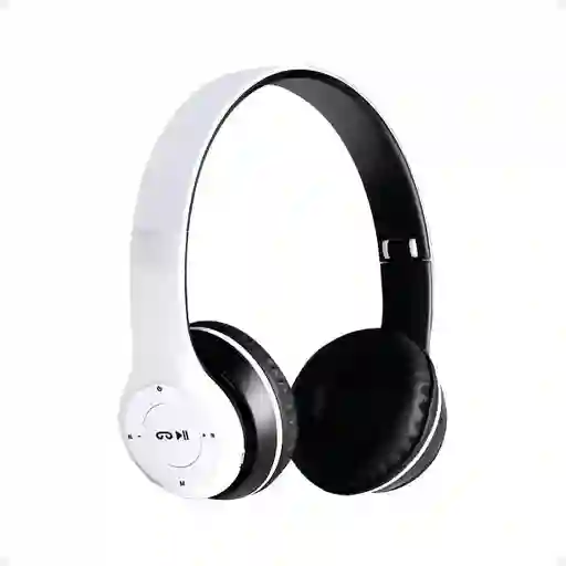 Diademas Inalámbricas P47 | Diseño Plegable Y Conectividad Total Bluetooth 5.4 | Blanco
