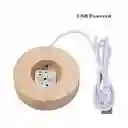 Lámpara En Bola De Cristal 3d Galaxia L09
