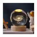 Lámpara En Bola De Cristal 3d Galaxia L09