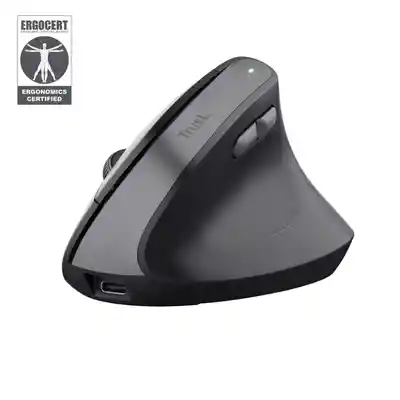 Mouse Trust Bayo Ii Inalámbrico Diseño Vertical Con Batería De Litio Recargable