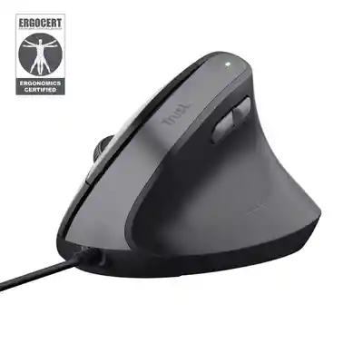 Mouse Trust Bayo Ii Alámbrico Diseño Vertical