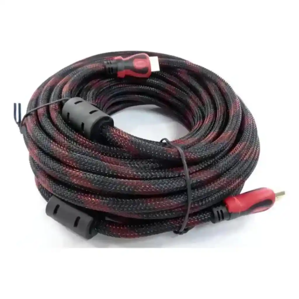Cable Hdmi 30 Metros Con Doble Filtro Full Hd Mallado