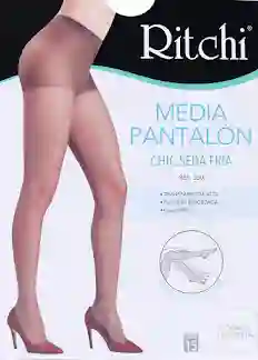 Media Velada Pantalon Seda Fria Color Natural Talla Xl Marca Ritchi