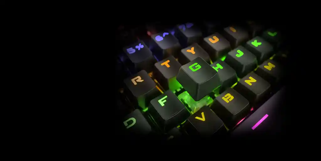 Teclado Redraron Gamer Kumara Rainbow K552 Kr-sp Switch Rojo