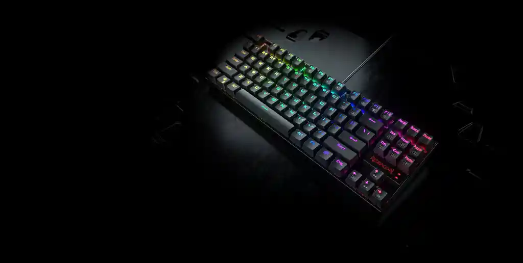 Teclado Gamer Mecánico Redragon K552 Kumara Iluminación Rgb Switch Blue