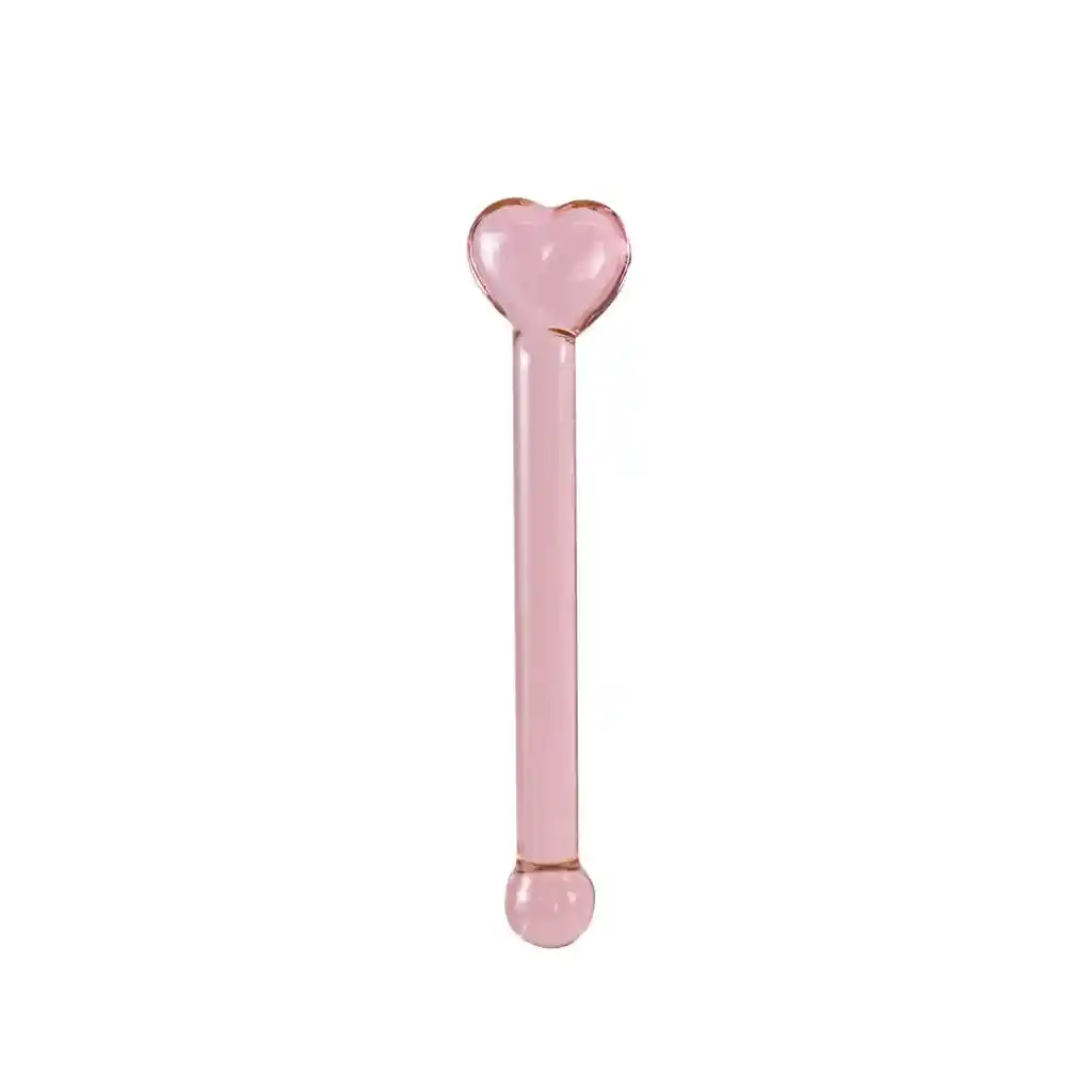 Dildo De Vidrio Vitro Lubin Corazon