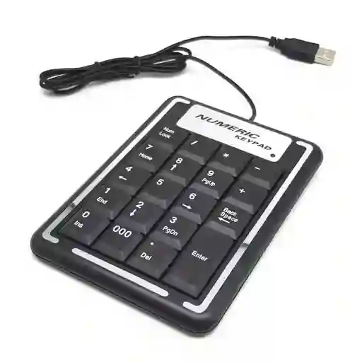 Teclado Numerico Para Portatil O Usb Cable Alambrico
