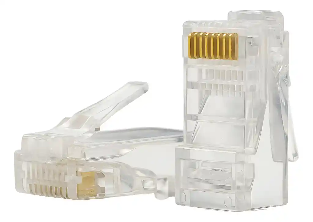 Conector De Red Rj45 Bolsa X100 Piezas Cat5 Terminal Rj45