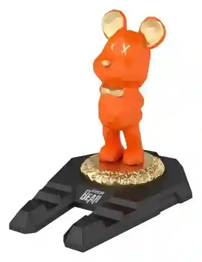 Soporte Base Celular Escritorio Figura Estatua Oso Kawaii