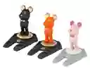 Soporte Base Celular Escritorio Figura Estatua Oso Kawaii