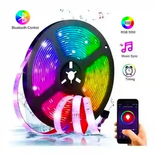 Cinta Led Bluetooth Rgb App 10m