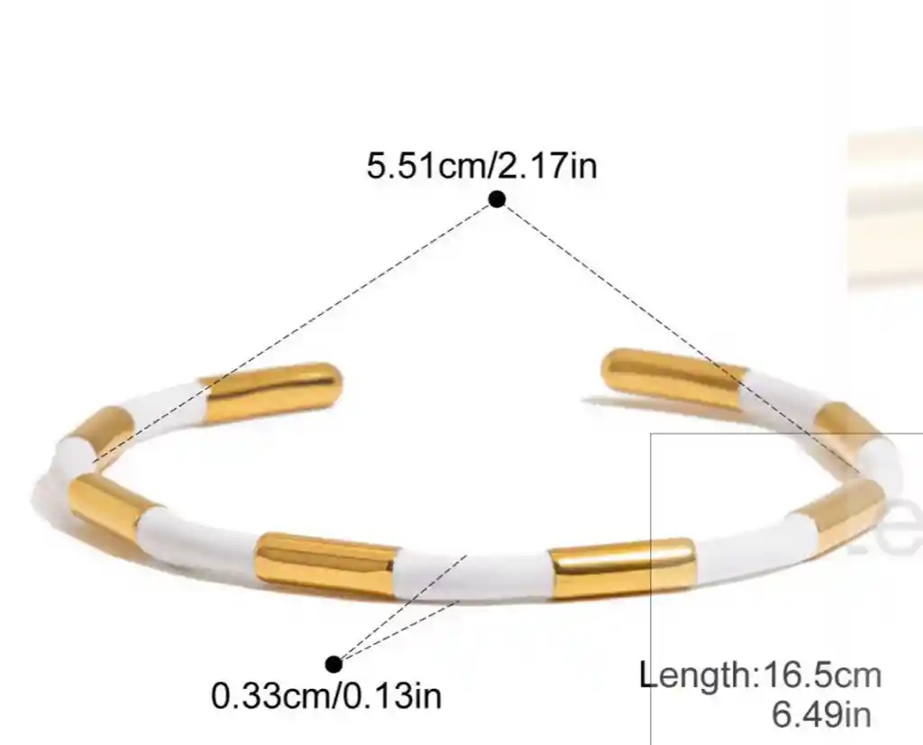 Pulsera Tamar Blanco