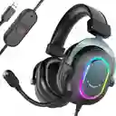 Fifine H6 Auriculares Gamer Rgb Usb Color Negro