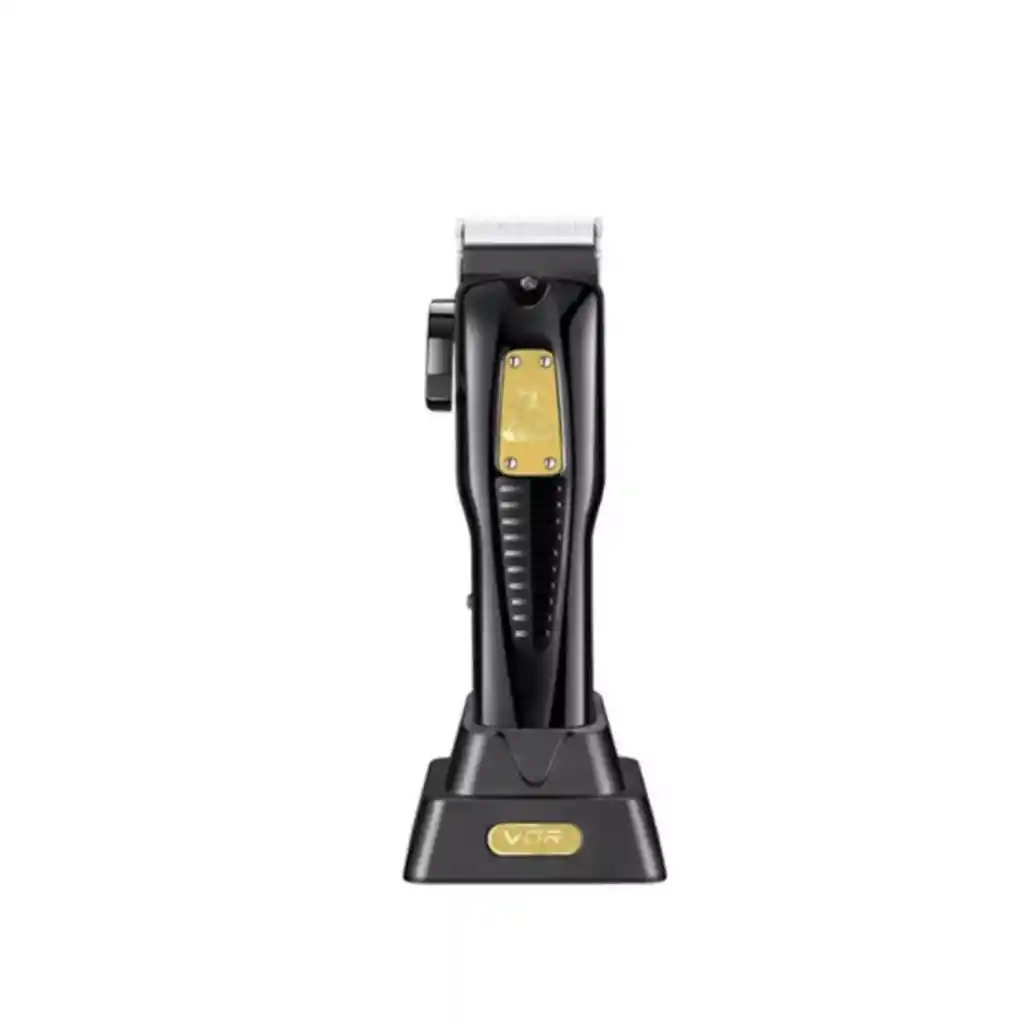 Maquina De Motilar Vgr V-651 Recargable Con Base De Carga Y Pantalla