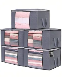 Caja Organizadora Almacenamiento Cubrelechos Sabanas (pq)