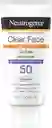 Neutrogena Protector Solar Spf 50 Clear Face 88ml