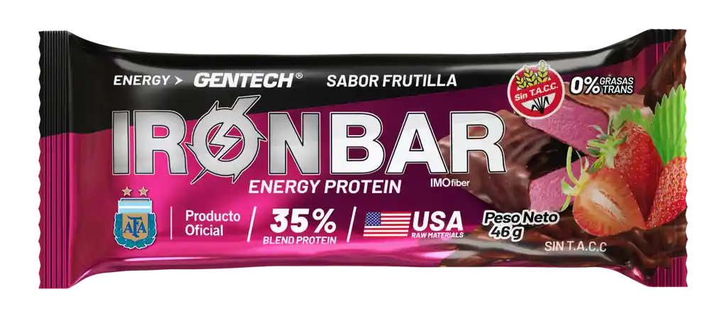 Barra De Proteina Energetica Fresa Afa