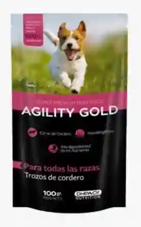 Agility Gold Sobres Cachorro Trozos De Cordero 100 Gr