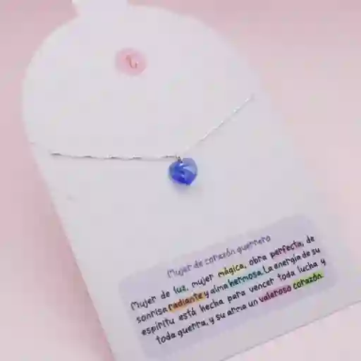 Collar En Plata Swarovski Colores Surtidos