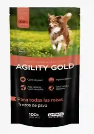 Agility Gold Sobres Trozos De Pavo Naranja 100gr