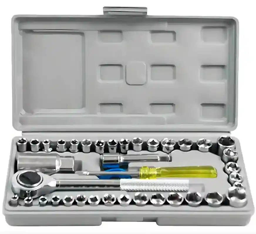 Juego De Herramientas Copas Ratchet X 40 Pcs