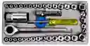 Juego De Herramientas Copas Ratchet X 40 Pcs