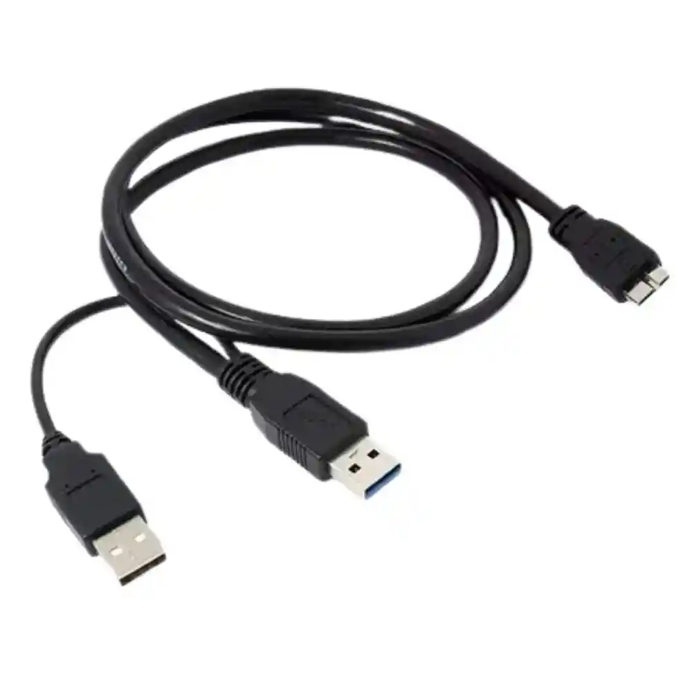 Cable Para Disco Duro Externo A Doble Usb