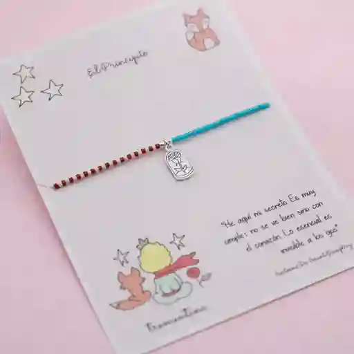 Pulsera Mostacilla "el Principito" Rosa