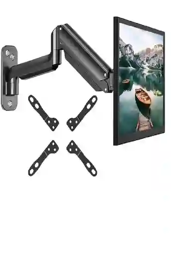 Soporte Tv Monitor Pc Flexible Girable 17 - 35 Pulgadas Color Negro